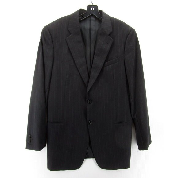 Armani Collezioni Other - Armani Collezioni Blazer 42 Long Wool Sports Coat Pinstripe Jacket